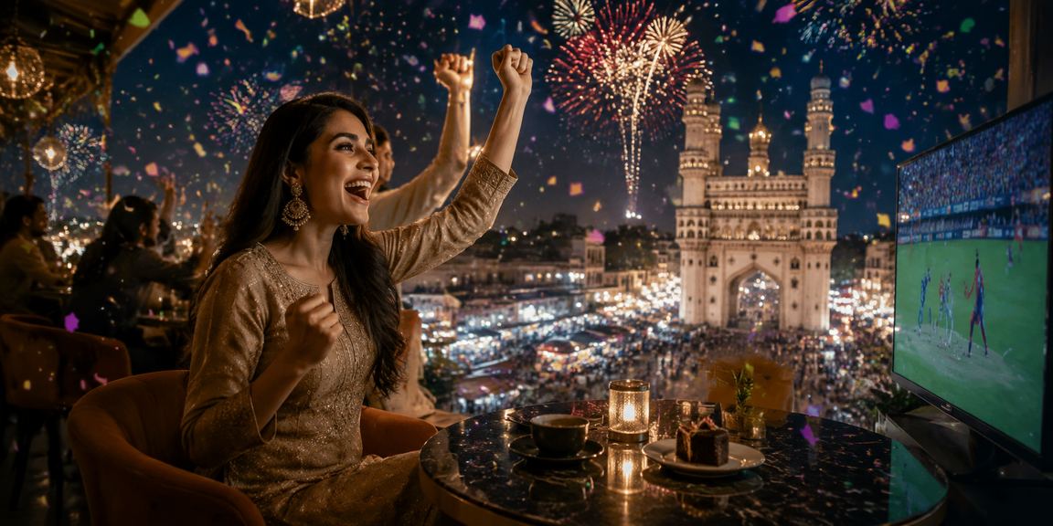 Night market near Charminar, Hyderabad with active lottery and betting stalls
